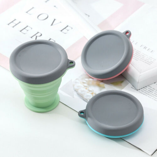 Taza de Café de Viaje Plegable de Silicona de 200ML