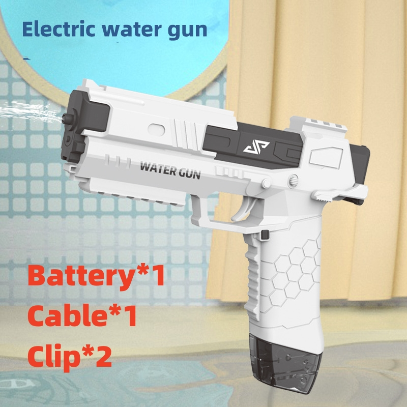 Pistola Lanzadora de Agua Eléctrica Airsoft Para Juegos de Verano en la Piscina Para Niños