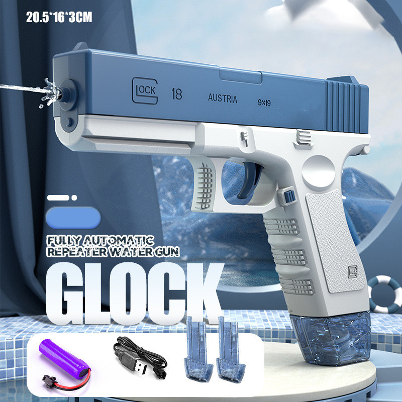 Pistola Lanzadora de Agua Eléctrica Airsoft Para Juegos de Verano en la Piscina Para Niños