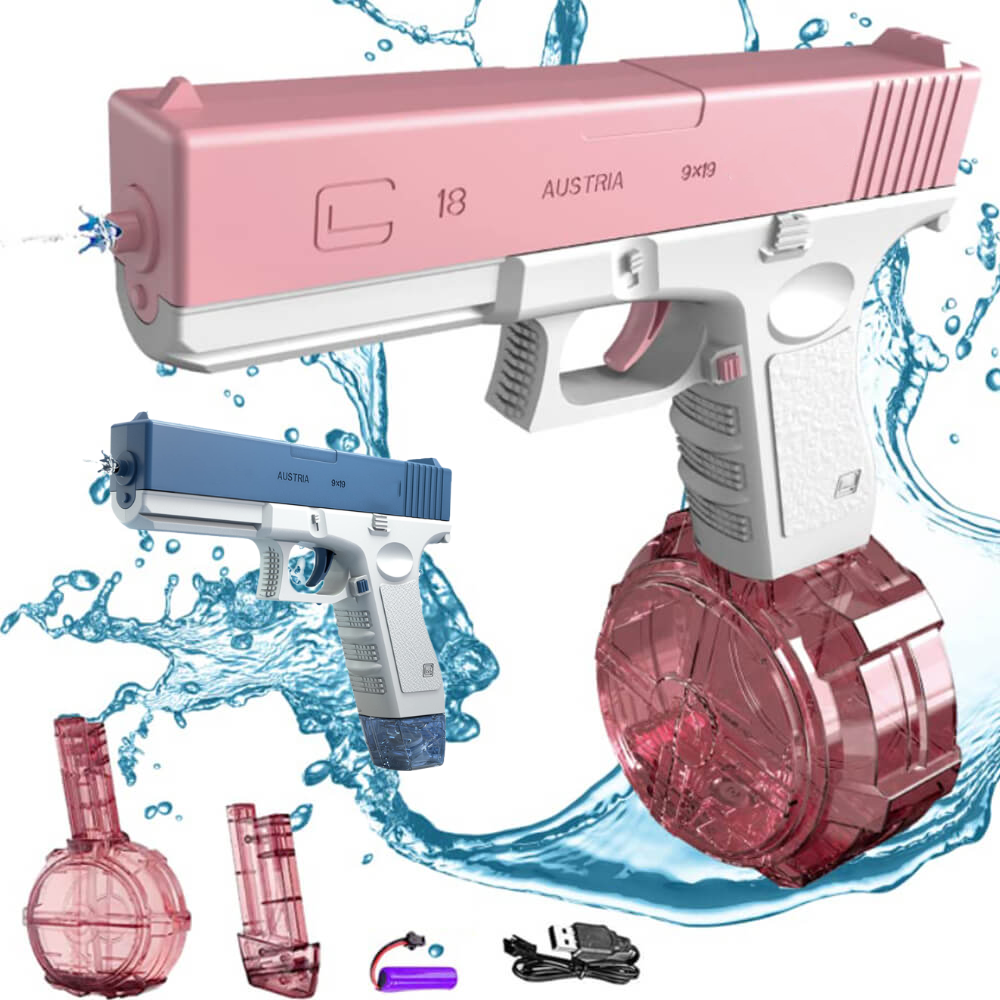 Pistola Lanzadora de Agua Eléctrica Airsoft Para Juegos de Verano en la Piscina Para Niños