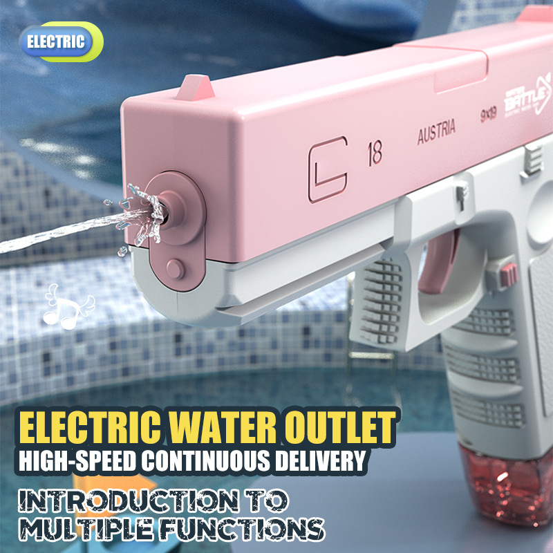 Pistola Lanzadora de Agua Eléctrica Airsoft Para Juegos de Verano en la Piscina Para Niños
