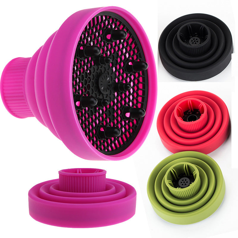 Difusor Plegable de Silicona para Secar y Estilizar el Cabello