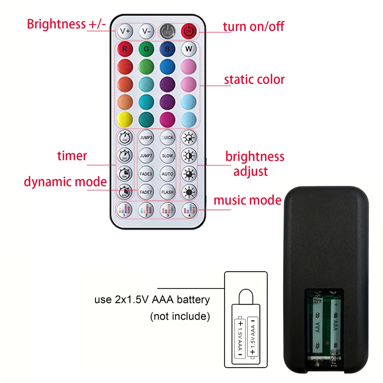 Tiras LED RGB Music Sync | Control por App, Ambiente Gaming y Decoración para Habitación